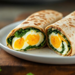 Savory Spinach Egg Wrap - Fresh Start 30: A Journey To Better Health